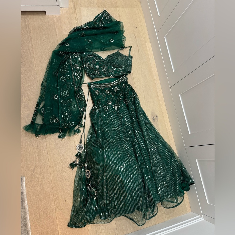 Gorgeous Green Lehenga